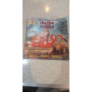 Vintage Walt Disney The Fox and the Hound Book NO TAPE